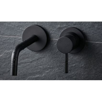 Paffoni - Håndvaskarmatur til indbygget montering LIGHT sort