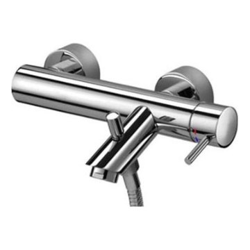 Paffoni - LIGHT badekarbatteri, poleret krom