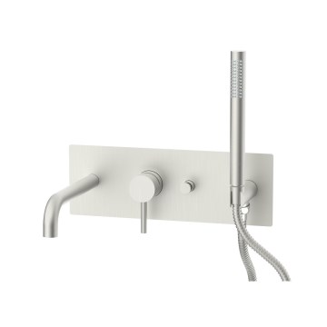 Paffoni - LIGHT badekarsæt i mat krom