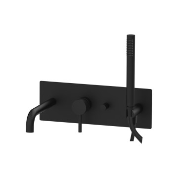 Paffoni - LIGHT badekarsæt, sort