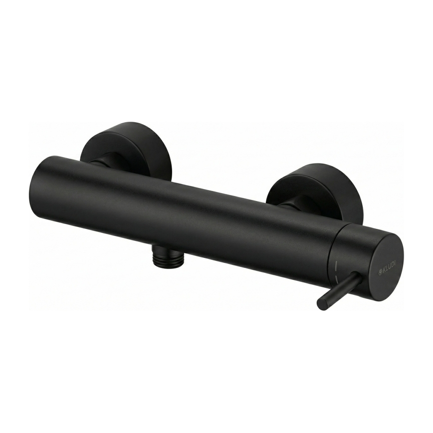 Paffoni - LIGHT brusesæt med blandingsbatteri, mat sort