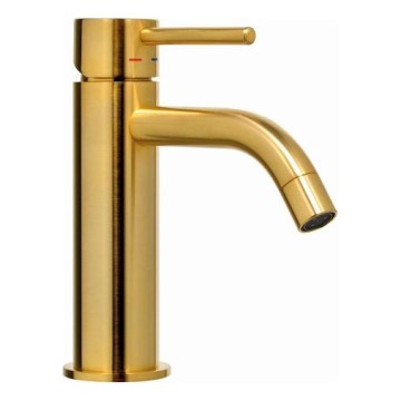 Paffoni - LIGHT håndvaskarmatur, børstet guld