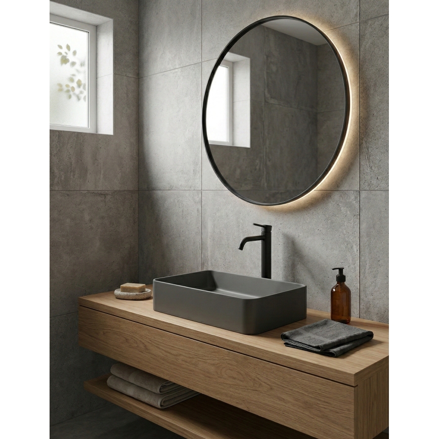 Paffoni - LIGHT håndvaskarmatur i sort