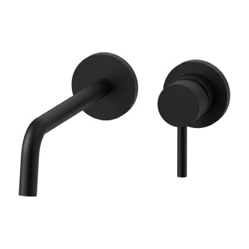 Paffoni - LIGHT håndvaskarmatur til indbygget montering, sort