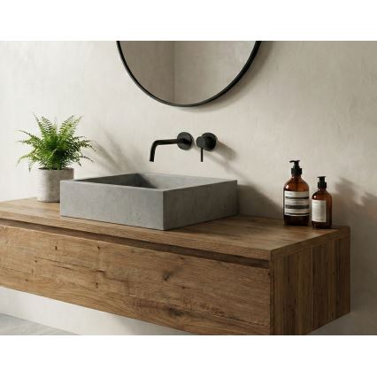 Paffoni - LIGHT håndvaskarmatur til indbygget montering, sort