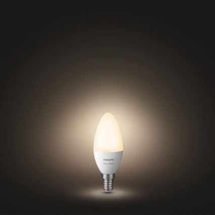 PAKKE 2x LED-pære dæmpbar Philips Hue WHITE E14/5,5W/230V 2700K