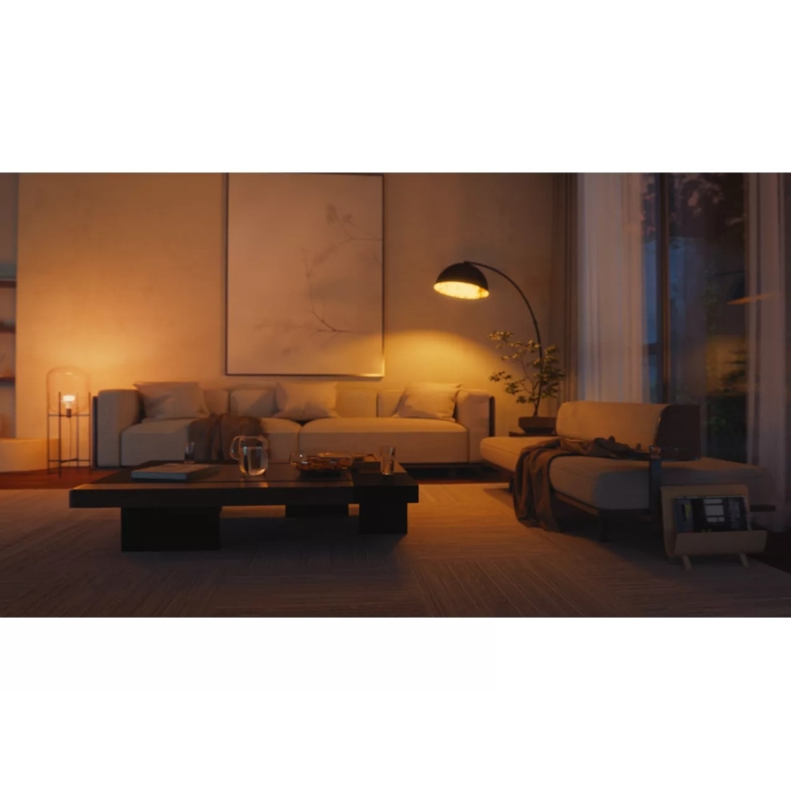 Sæt med 2 LED dæmpbare pærer Philips Hue WHITE AMBIANCE E27/6W/230V 1000-20000K
