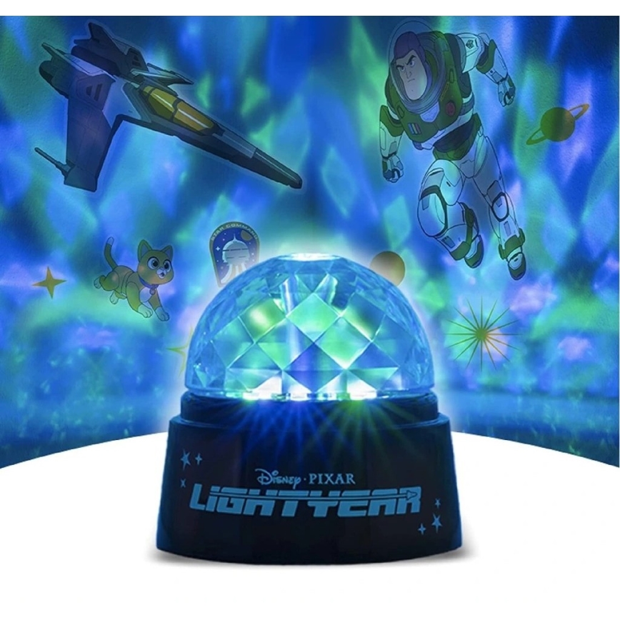Paladone - LED projektor til børn DISNEY LIGHTYEAR 3xAA