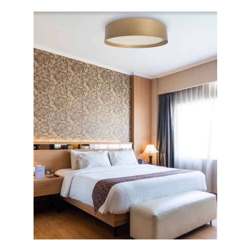 LED loftlampe SOFIE LED/50W/230V Ø60 cm gylden