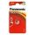 Panasonic - 1 stk. Alkalisk knapbatteri LR44 1,5V 120 mAh