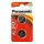 Panasonic - 2 stk. Lithium-knapcellebatteri CR2016 3V 72 mAh