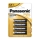 Panasonic - 4 stk. Alkalisk batteri AA/LR06