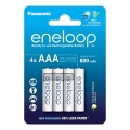 Panasonic - 4 stk. Genopladeligt batteri AAA Eneloop 800 mAh