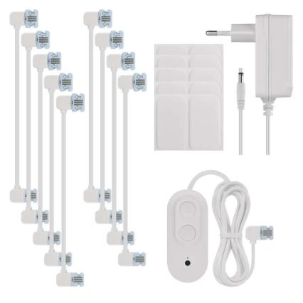 Panel 10x RGBIC dæmpbart LED/1,9W/230V Wi-Fi Tuya