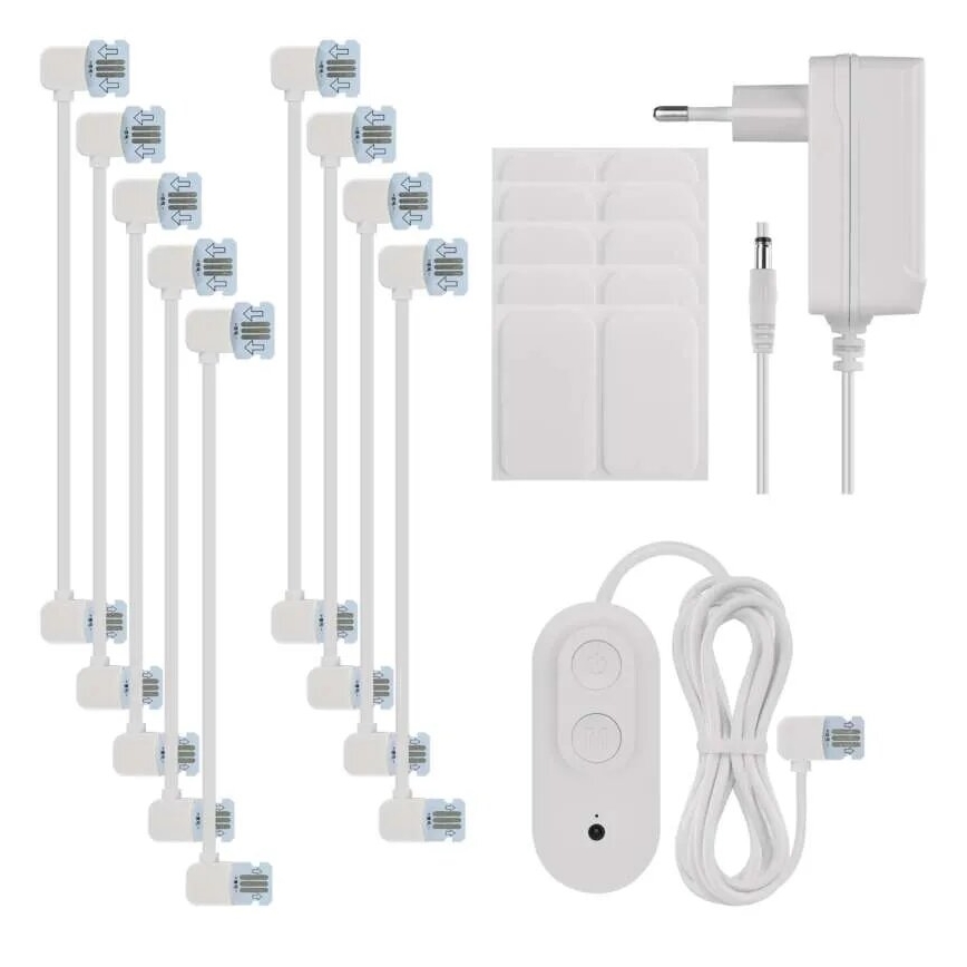 Panel 10x RGBIC dæmpbart LED/1,9W/230V Wi-Fi Tuya