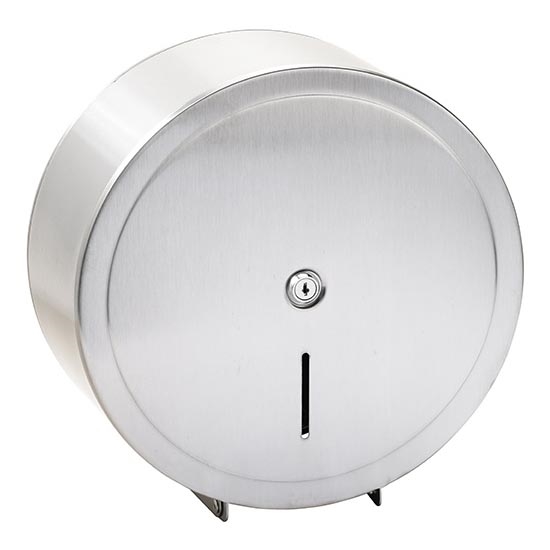 Papirdispenser 31x32,5 cm rustfrit stål/sølv