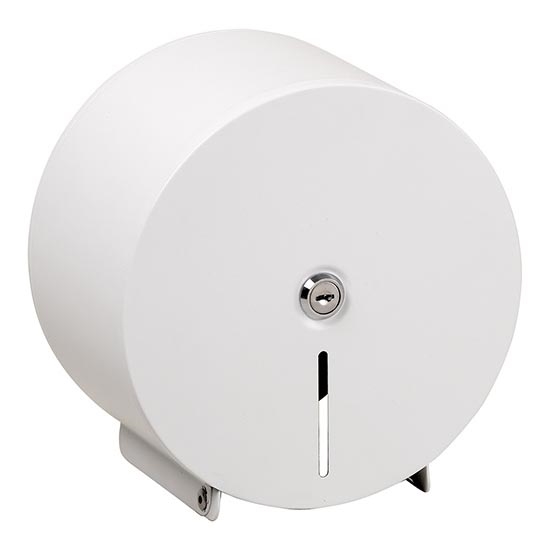 Papirholder 20x20 cm, rustfrit stål/hvid