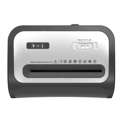 Papirstrimlermaskine til A4-format, kapacitet 22 l, 230V, sort
