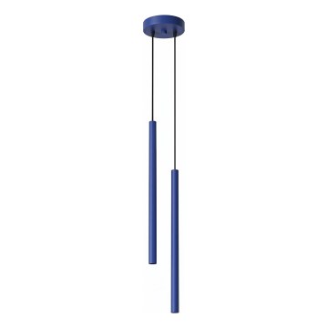 PASTELO pendel med kabelophæng, 2x G9, 8 W, 230 V — blå