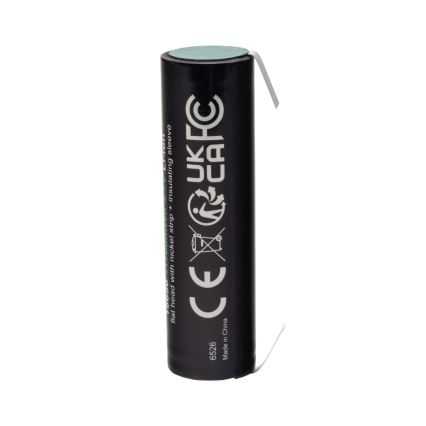 PATONA - Akkumulator 18650 Li-lon 3000mAh PREMIUM 3,7V med strimmelklemmer til lodning