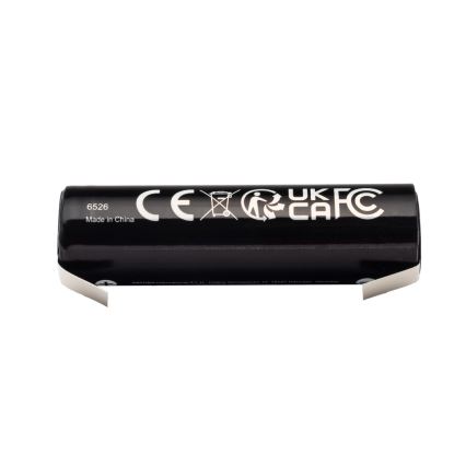PATONA - Akkumulator 18650 Li-lon 3000mAh PREMIUM 3,7V med strimmelklemmer til lodning