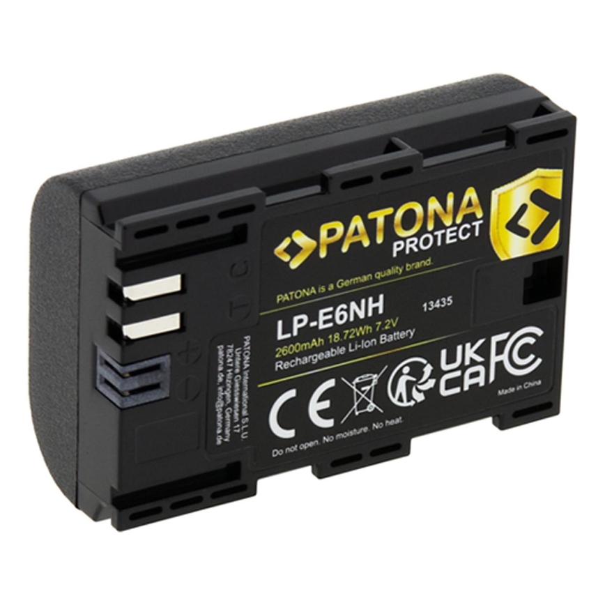 PATONA - Akkumulator Canon LP-E6NH 2600mAh Li-Ion Protect EOS R5/R6