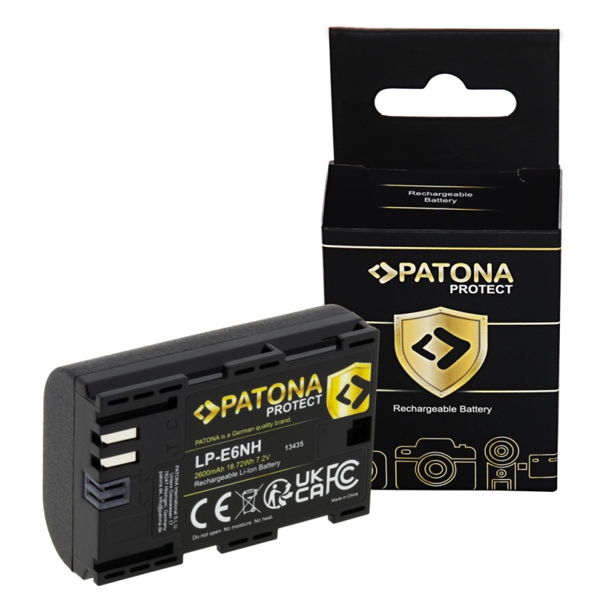 PATONA - Akkumulator Canon LP-E6NH 2600mAh Li-Ion Protect EOS R5/R6