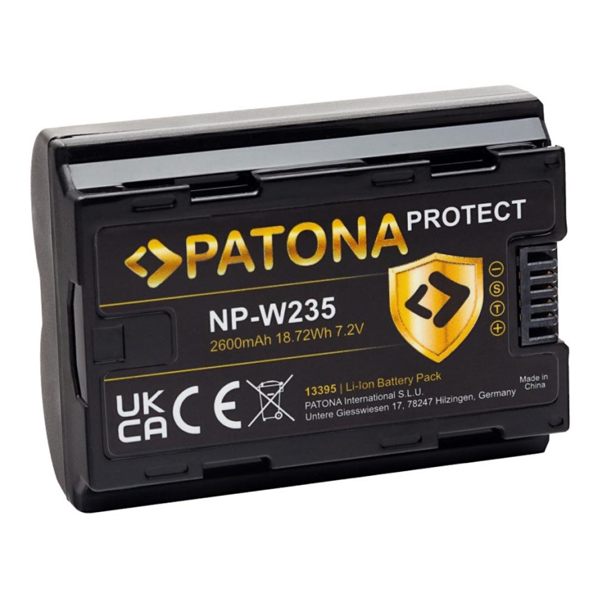 PATONA - Akkumulator Fuji NP-W235 2600mAh Li-Ion 7,2V Protect X-T4