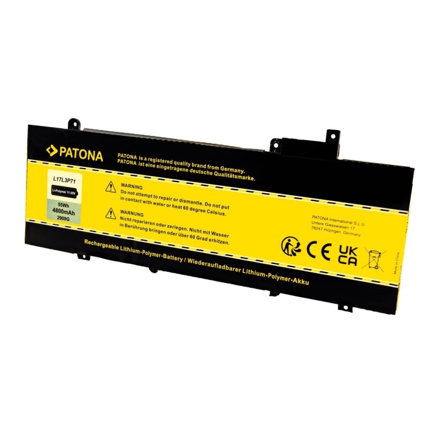 PATONA - Akkumulator Lenovo Thinkpad T480S 4800mAh Li-Pol 11,55V