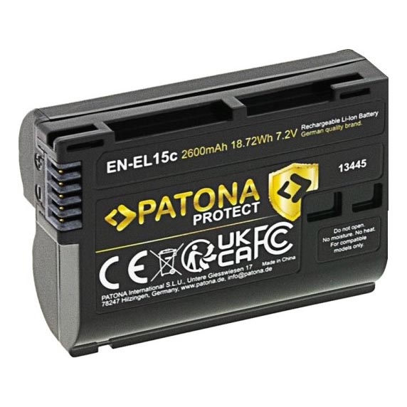 PATONA - Akkumulator Nikon EN-EL15C 2600mAh Li-Ion Protect