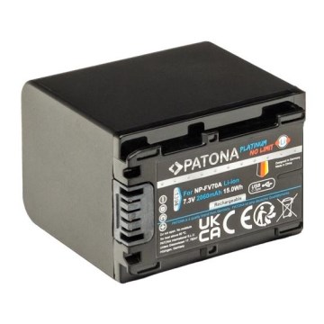 PATONA - Akkumulator Sony NP-FV70A 2060mAh Li-Ion Platinum USB-C opladning