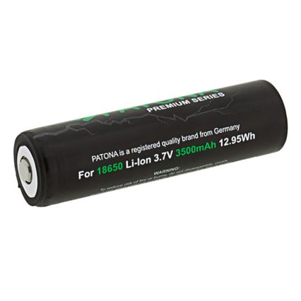 PATONA - Batteri 18650 Li-ion 3500 mAh Premium 3,7V