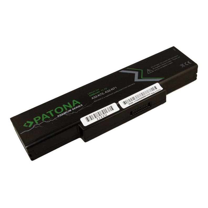 PATONA - Batteri Asus A32-K72 5200mAh Li-Ion 11,1V PREMIUM