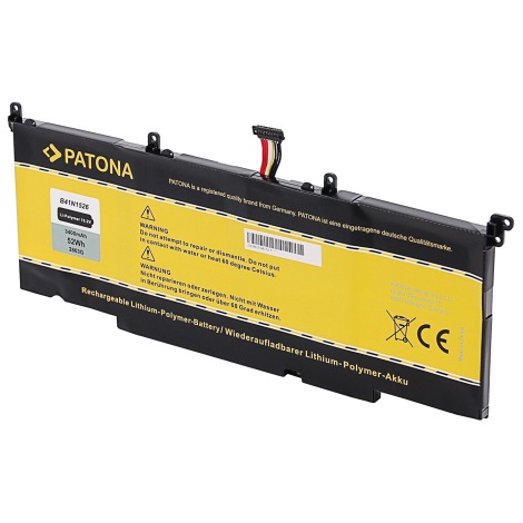 PATONA - Batteri Asus S5V/ZX60V 3400 mAh Li-Pol 15,2V B41N1526