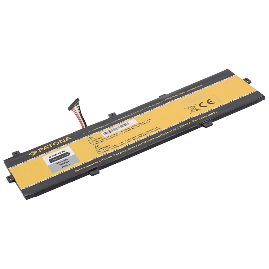 PATONA - Batteri Asus UX430 3400 mAh Li-Pol 11,55V C31N1620