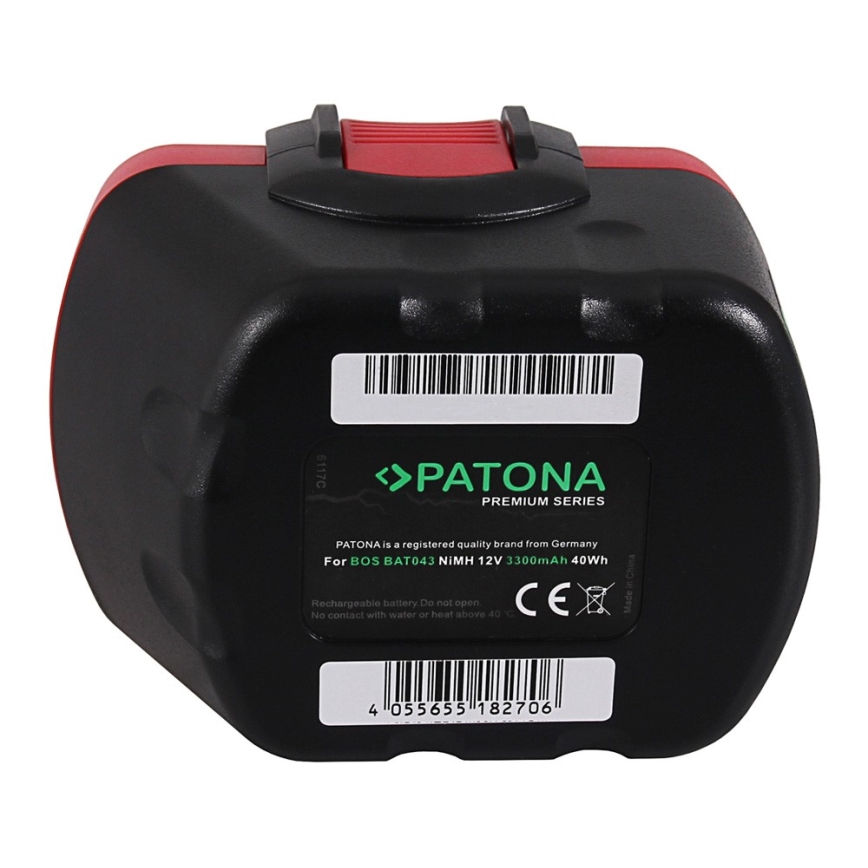 PATONA - Batteri Bosch 12V 3300mAh Ni-MH Premium