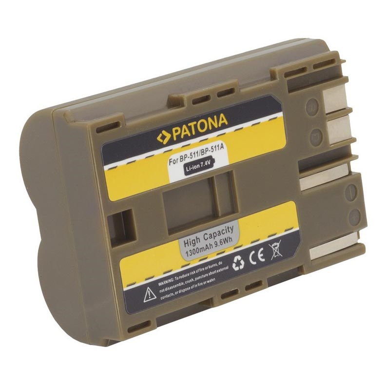 PATONA - Batteri Canon BP-511 1300mAh Li-Ion