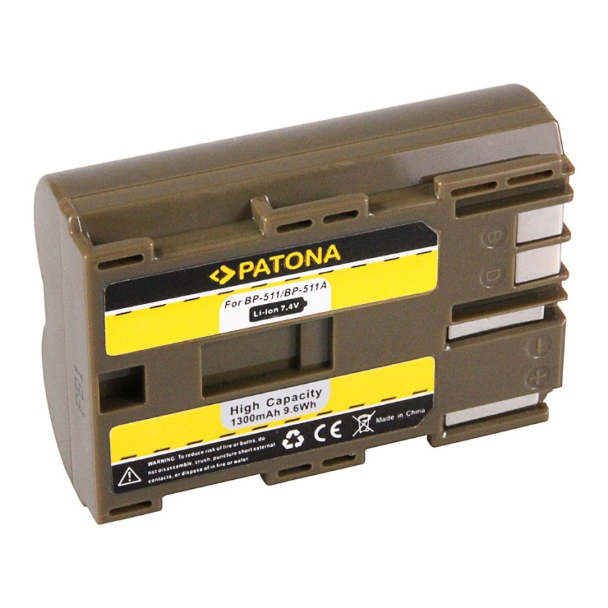 PATONA - Batteri Canon BP-511 1300mAh Li-Ion
