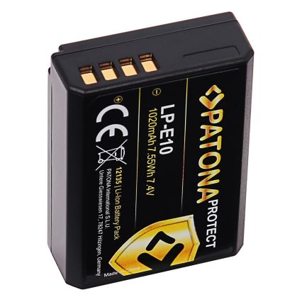 PATONA - Batteri Canon LP-E10 1020mAh Li-ion Protect