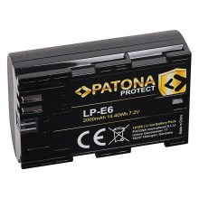 PATONA - Batteri Canon LP-E6 2000mAh Li-ion Protect