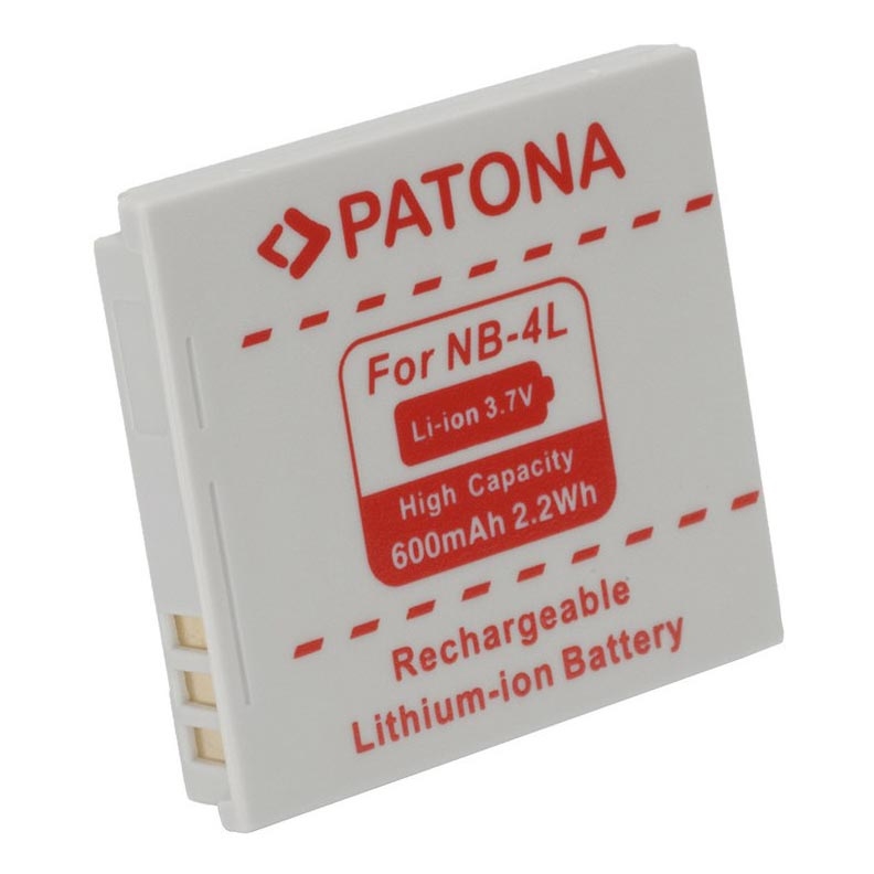 PATONA - Batteri Canon NB-4L 600mAh Li-Ion