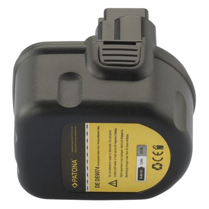 PATONA - Batteri Dewalt 12V 3000mAh Ni-MH