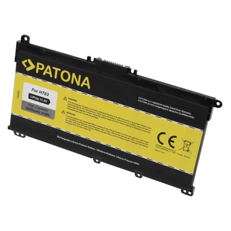 PATONA - Batteri HP X360 14-BA-serie 3400mAh Li-Pol 11,55V BK03/BK03XL | Lampemania