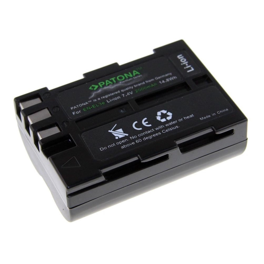 PATONA - Batteri Nikon EN-EL3e  2000mAh Li-ion Premium