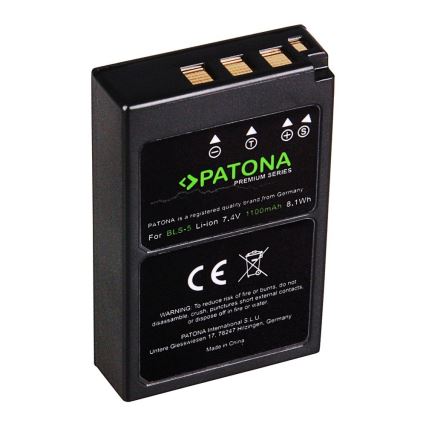 PATONA - Batteri Olympus BLS5 1100mAh Li-Ion Premium