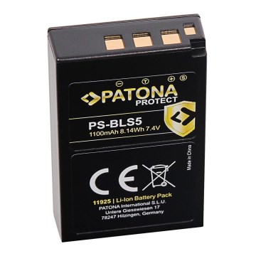 PATONA - Batteri Olympus BLS5 1100mAh Li-ion Protect