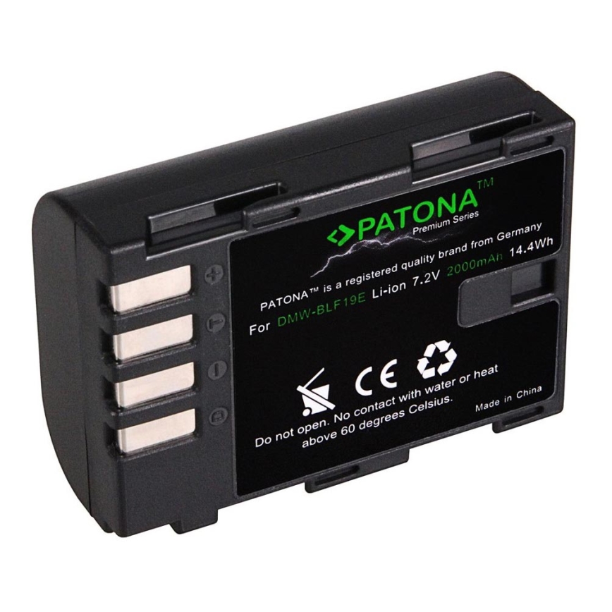 PATONA - Batteri Panasonic DMW-BLF19 2000 mAh Li-ion Premium