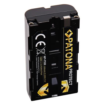 PATONA - Batteri Sony NP-F550 3500mAh Li-ion 7,2V Protect