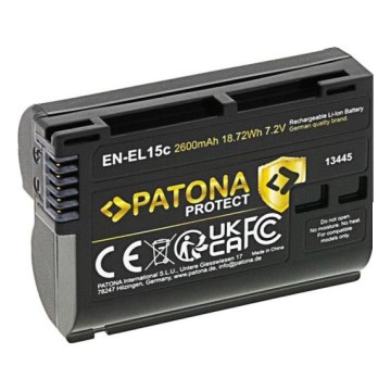 PATONA - Batteri til Nikon EN-EL15C, 2600 mAh Li-ion Protect