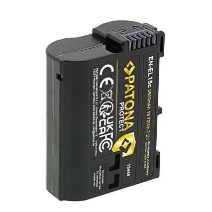PATONA - Batteri til Nikon EN-EL15C, 2600 mAh Li-ion Protect